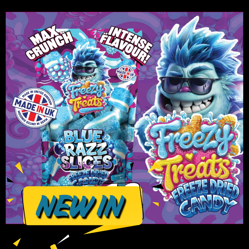 Freeze Dried Blue Razz Slices