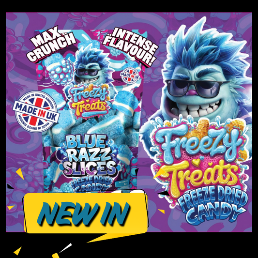 Freeze Dried Blue Razz Slices