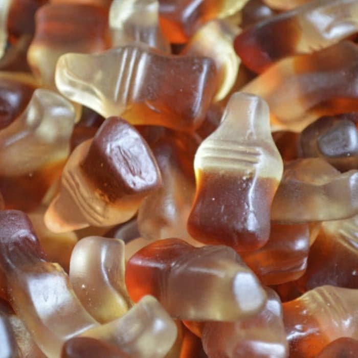 Haribo Cola Bottles.