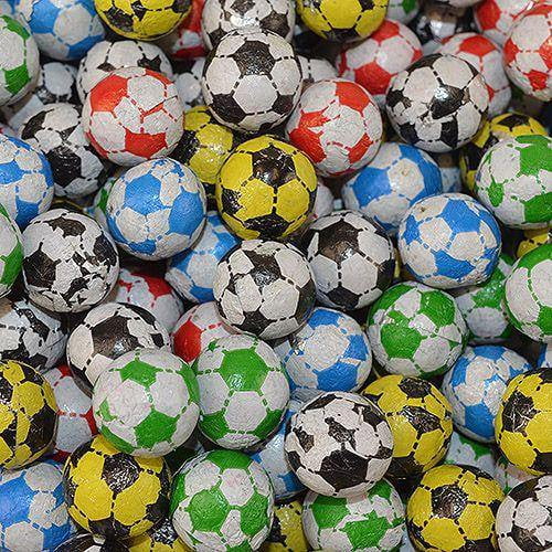 Chocolate Flavour Footballs.
