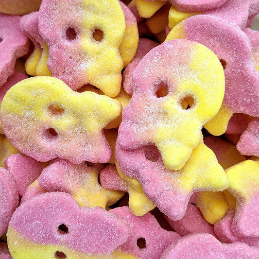 Bubs Sour Raspberry & Lemon Skulls