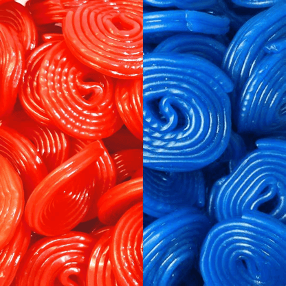 Blue Raspberry & Cherry Wheels.