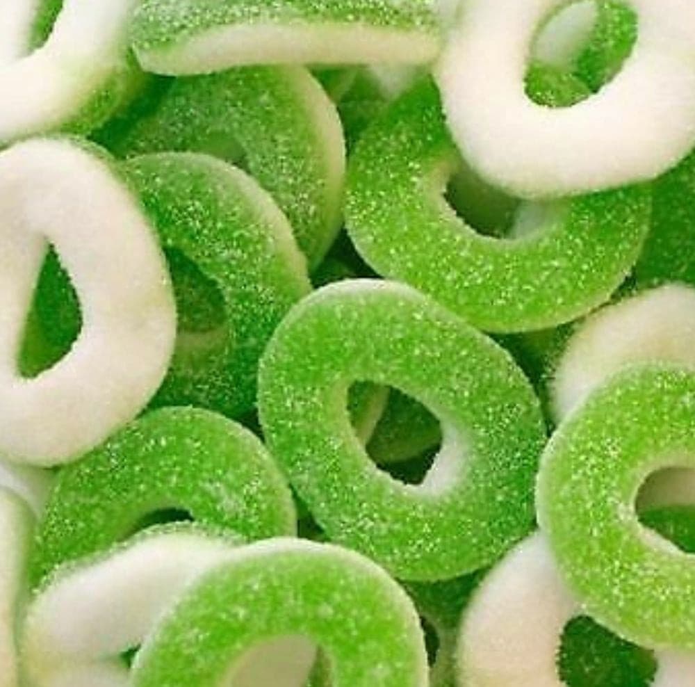 Fizzy Apple Rings.