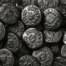 Liquorice- Pontefract Cakes.